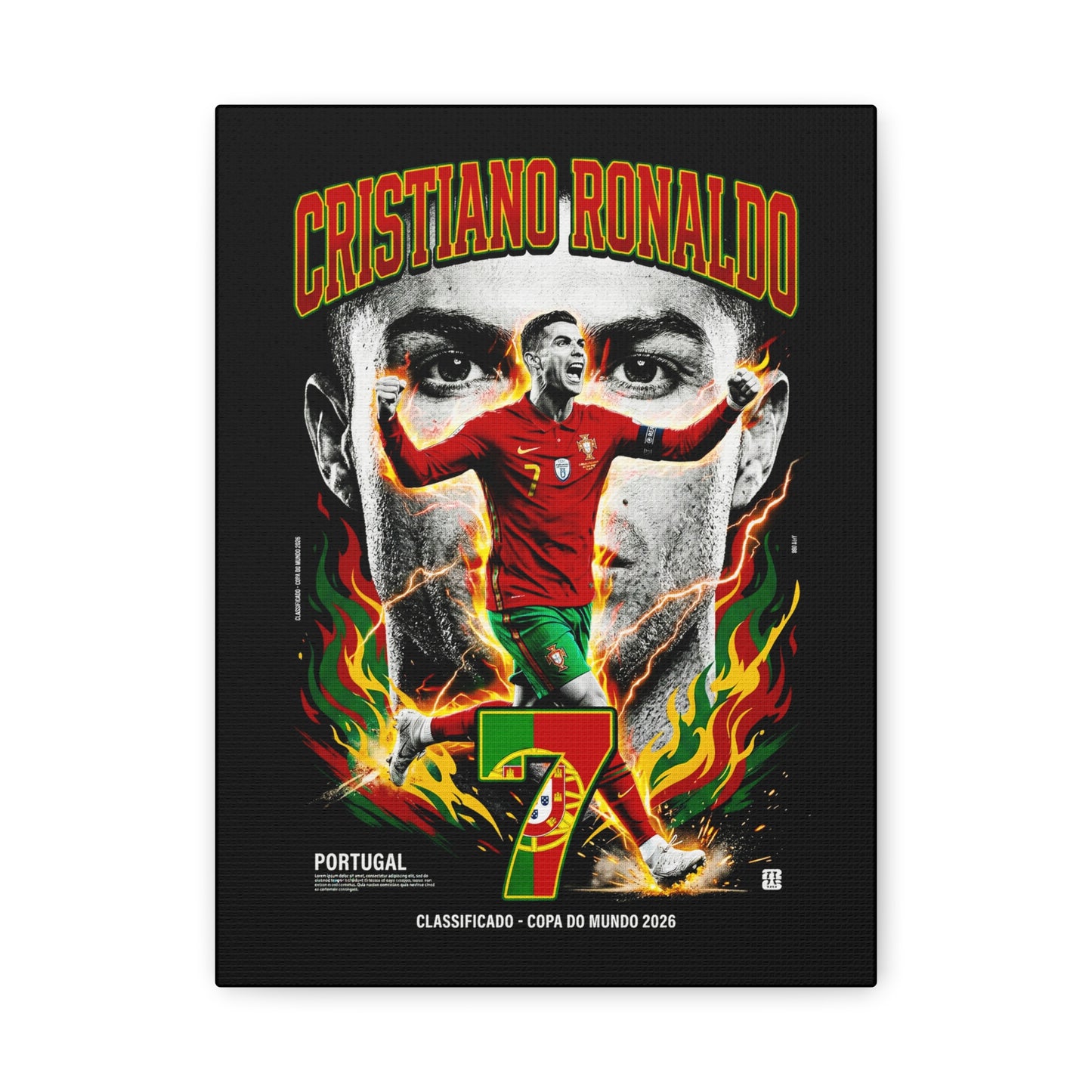 Ronaldo - Matte Canvas, Stretched, 1.25"