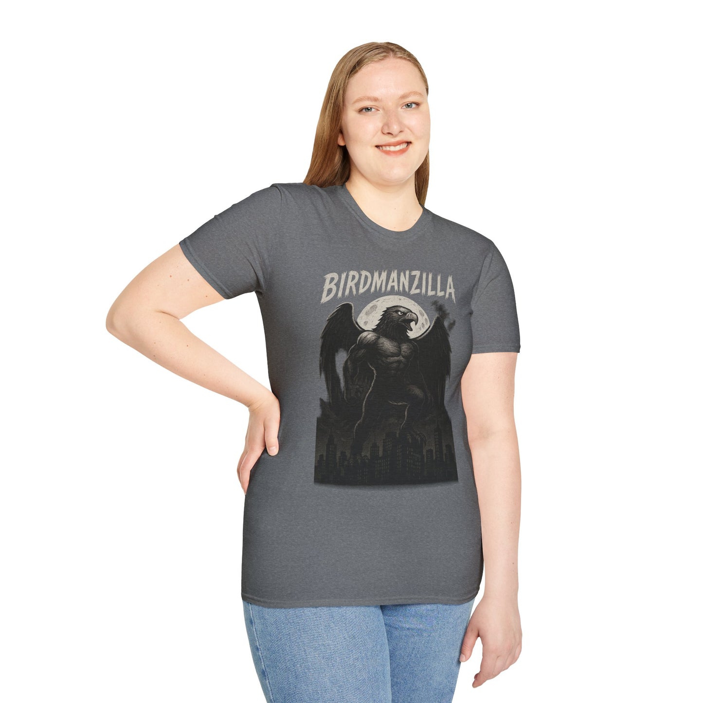 Birdmanzilla Graphic Tee - Unisex T-Shirt, Casual Wear, Unique Gift, Men's Fashion