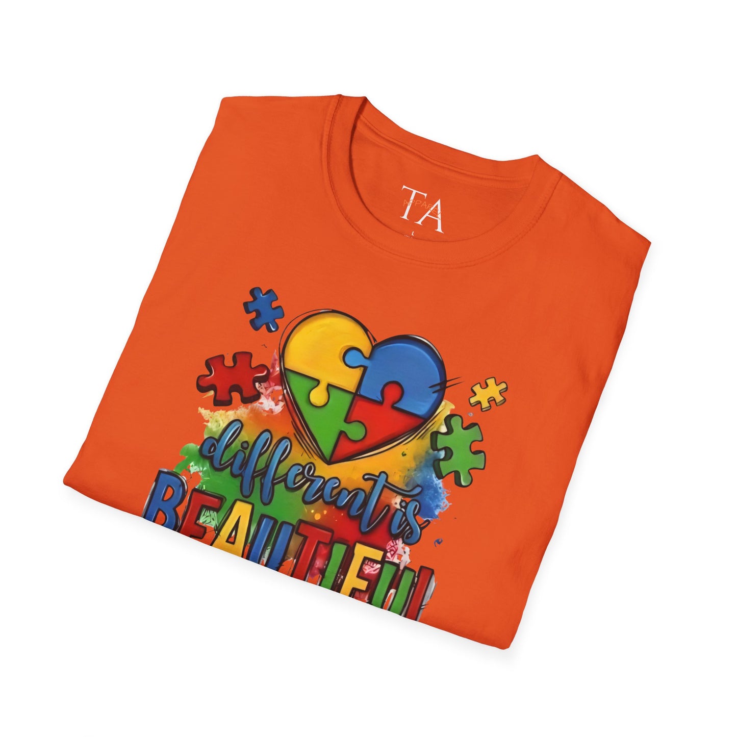Autism Awareness Different is Beautiful T-Shirt