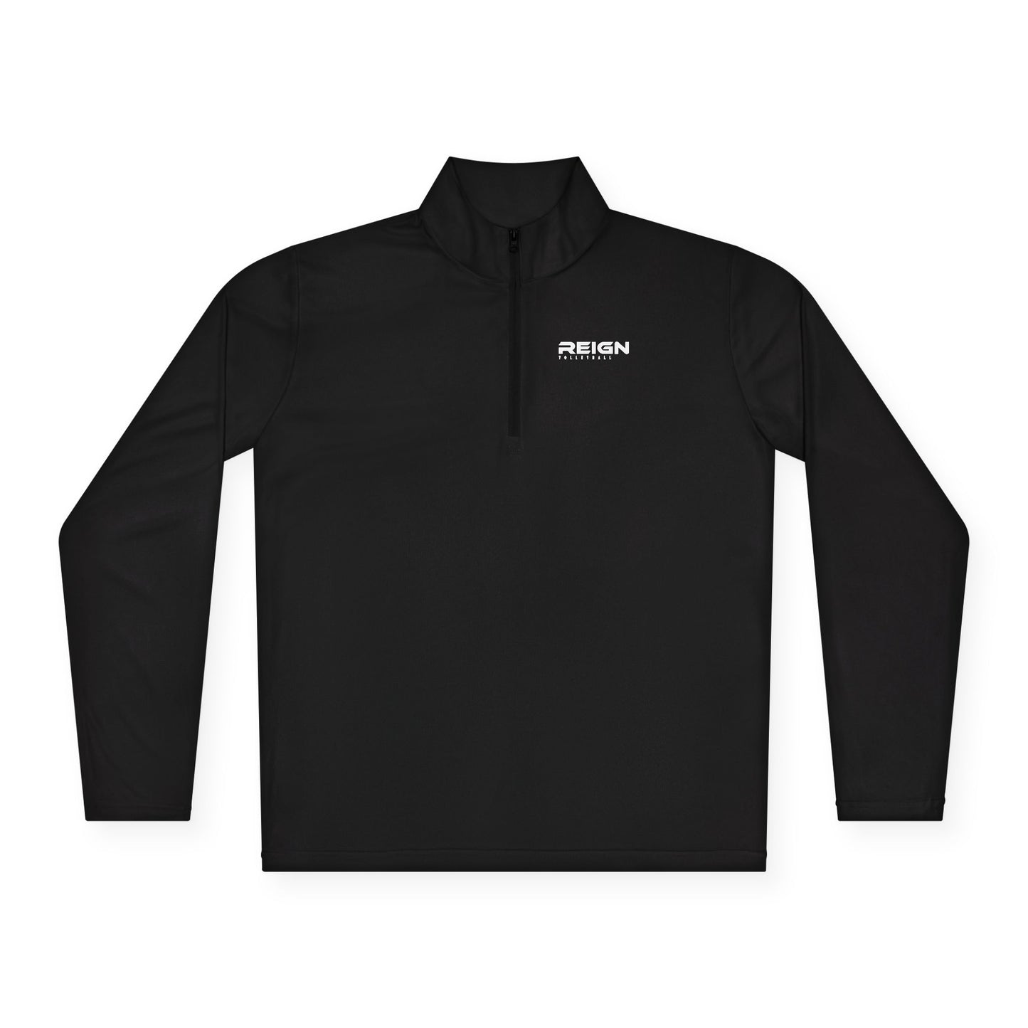 Reign Volleyball Quarter-Zip Pullover — Minimal 'weekend' Chest Logo Pullover