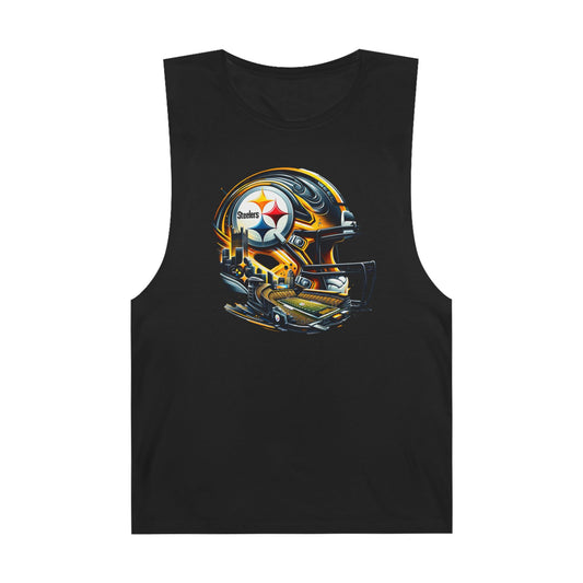 Football Unisex Sports Tank Top with Helmet Design, Casual Gym Wear, Game Day Outfit, Fitness Apparel, Athletic Gift