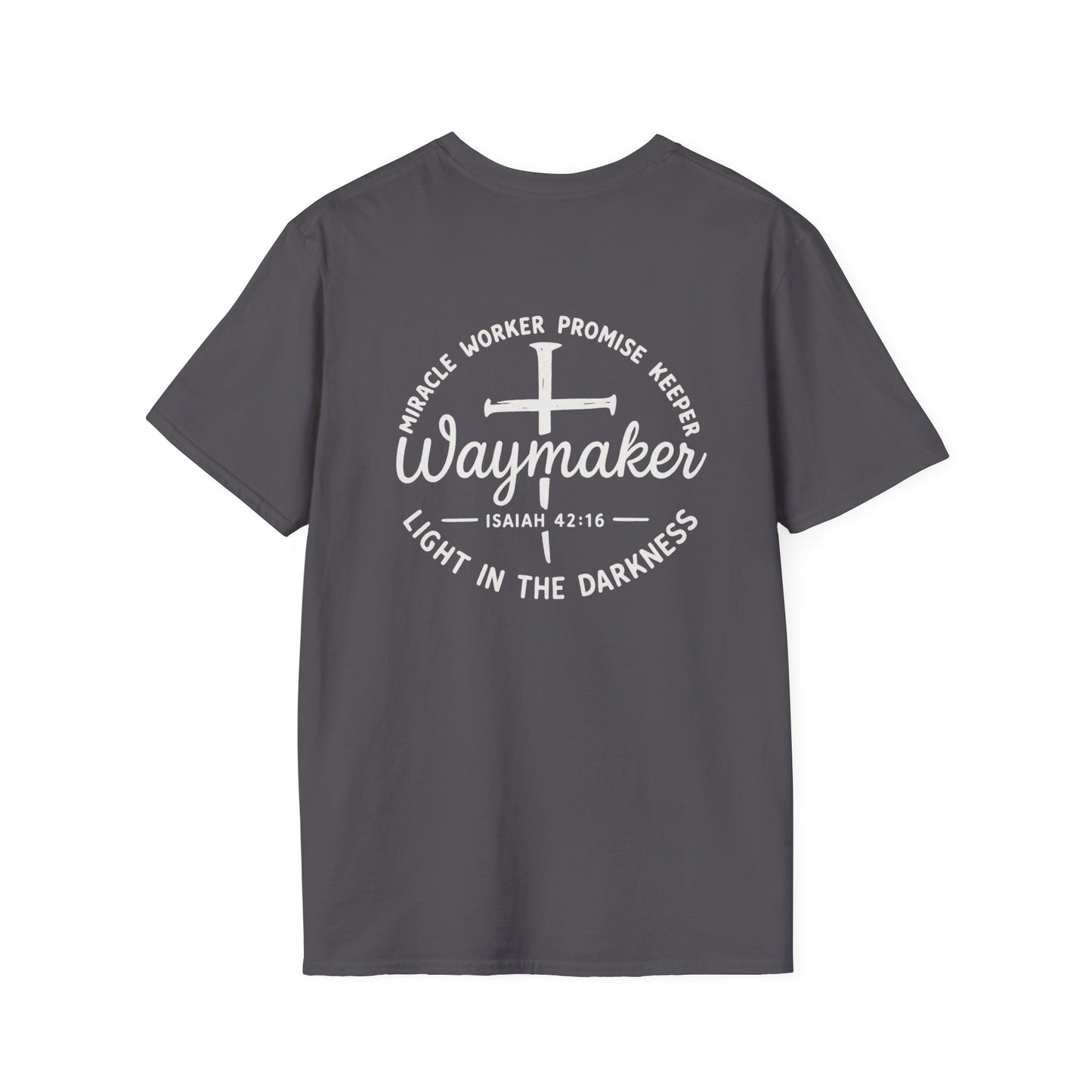 Faith Inspired Waymaker Registered Nurse Unisex Softstyle T-Shirt