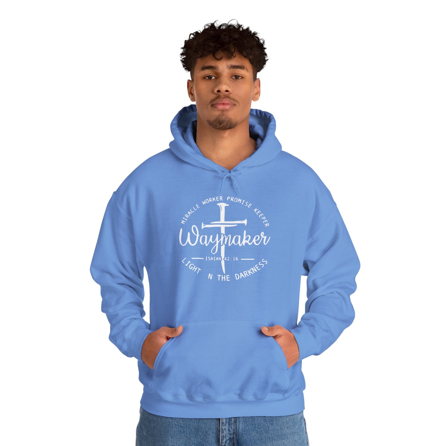 Faith Inspired Waymaker Hoodie - Cozy Sweatshirt for Faith Lovers and Celebrations