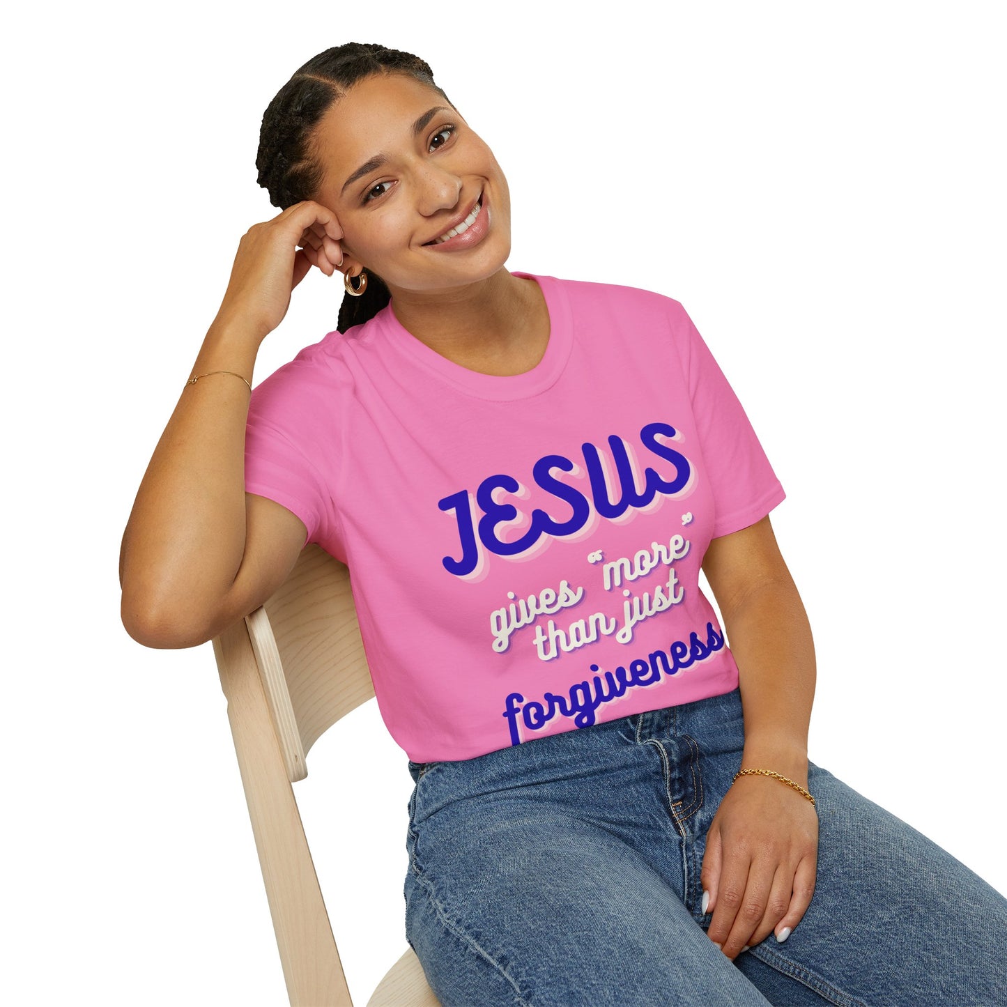 Faith Inspired Jesus Unisex T-Shirt - JESUS gives more than just forgiveness