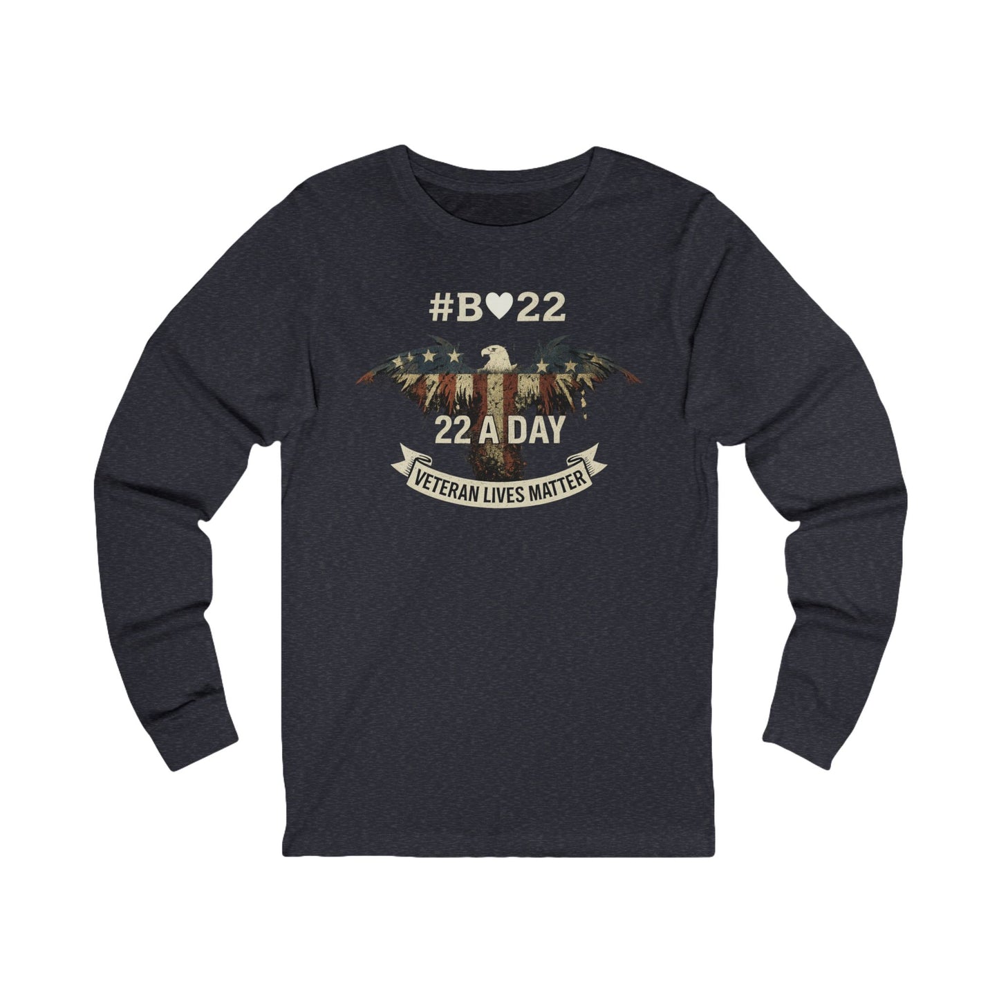 Unisex Long Sleeve Tee - Veteran Lives Matter Shirt, Comfortable Casual Wear, Memorial Day Gift, Patriotic Apparel, Support Mental [...]