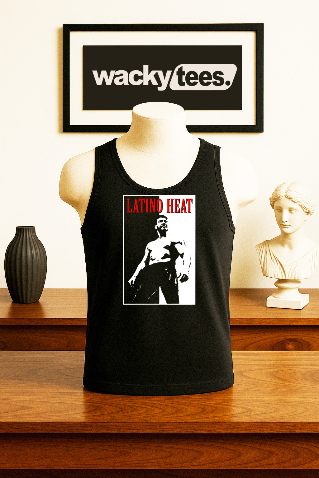 Latino Heat Scarface Eddie Guerrero Wrestling Legend Graphic Tee Shirt