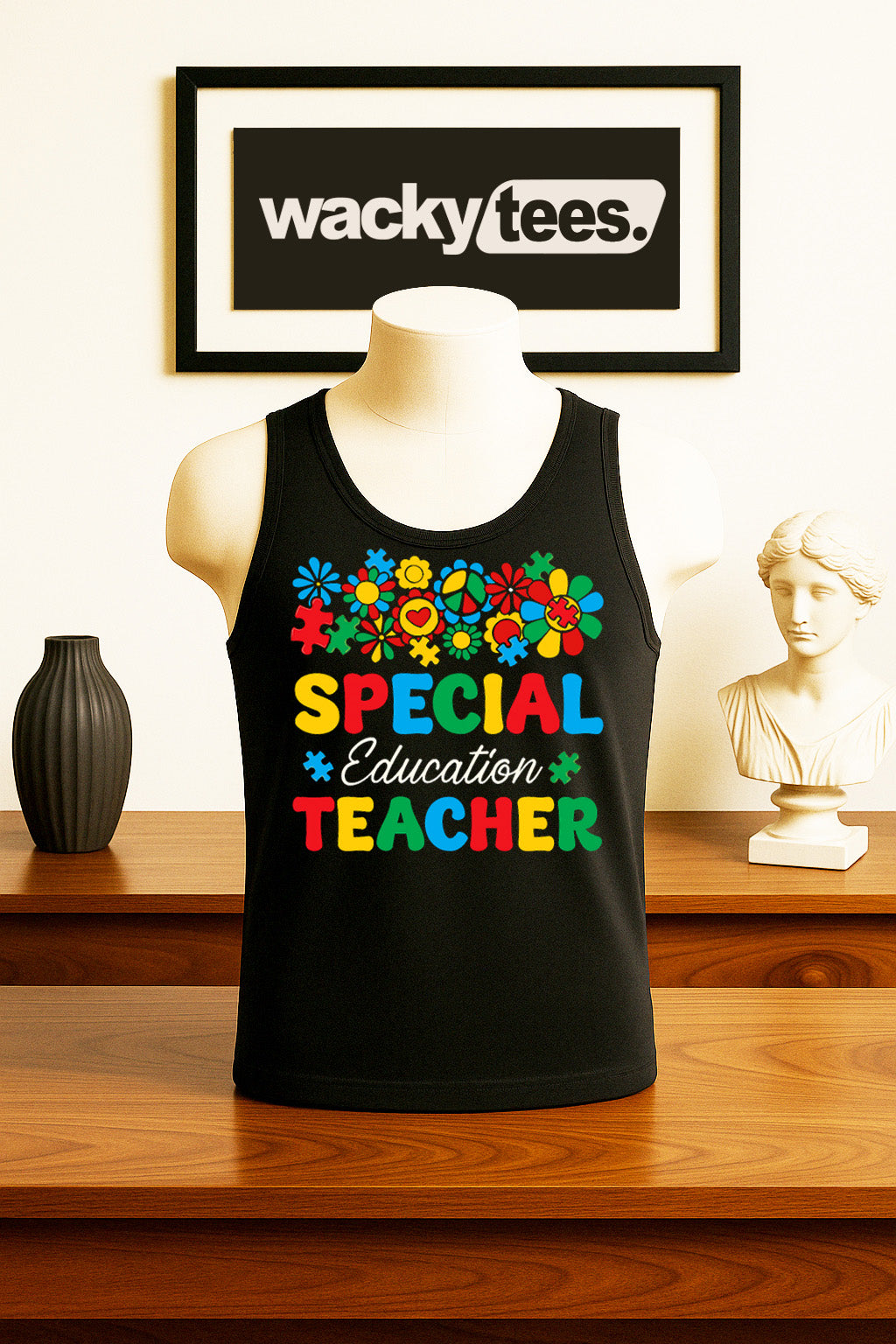 Special Education Teacher Autism Awareness Graphic Tee Shirt
