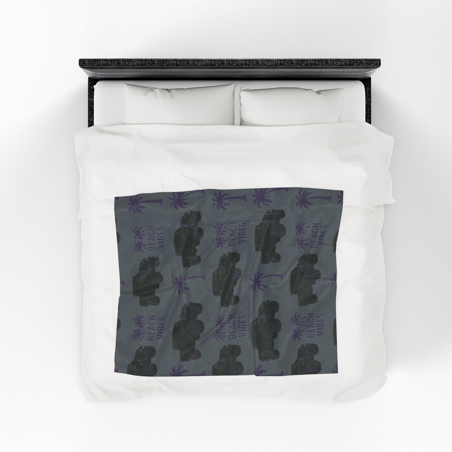Beach Vibes Custom Jeep Gladiator Throw Blanket