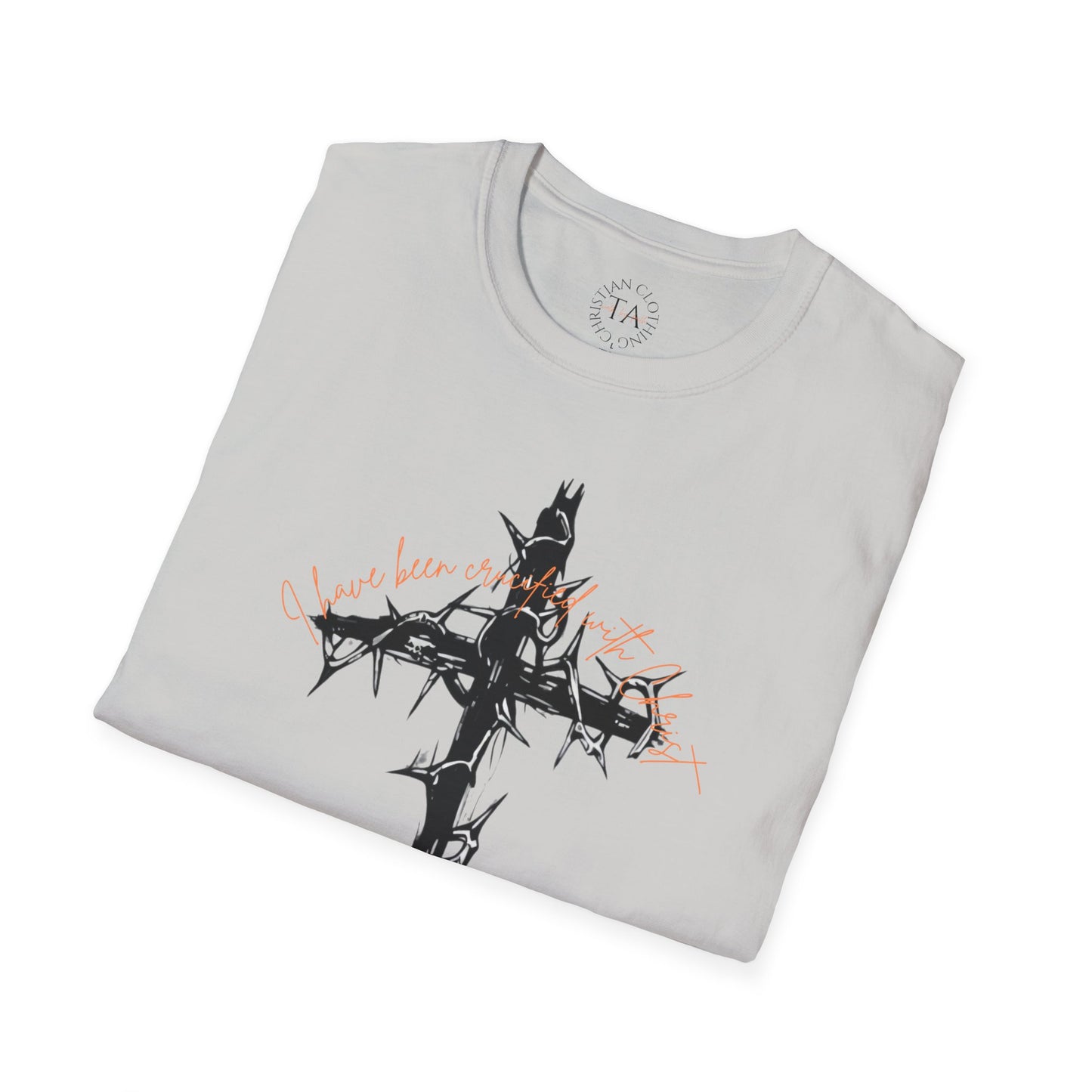 Faith Inspired Christian Cross Unisex T-Shirt - 'I Have Been Crucified with Christ' Design