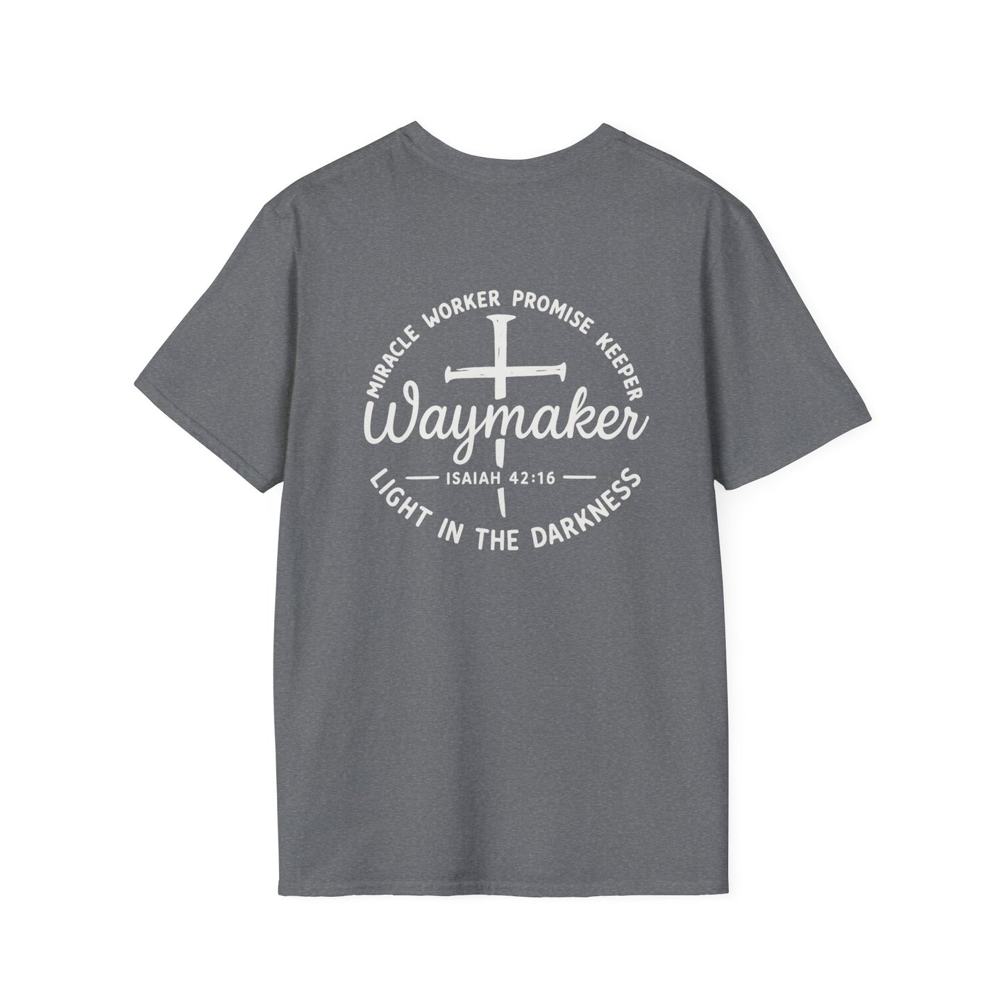 Faith Inspired Waymaker Registered Nurse Unisex Softstyle T-Shirt