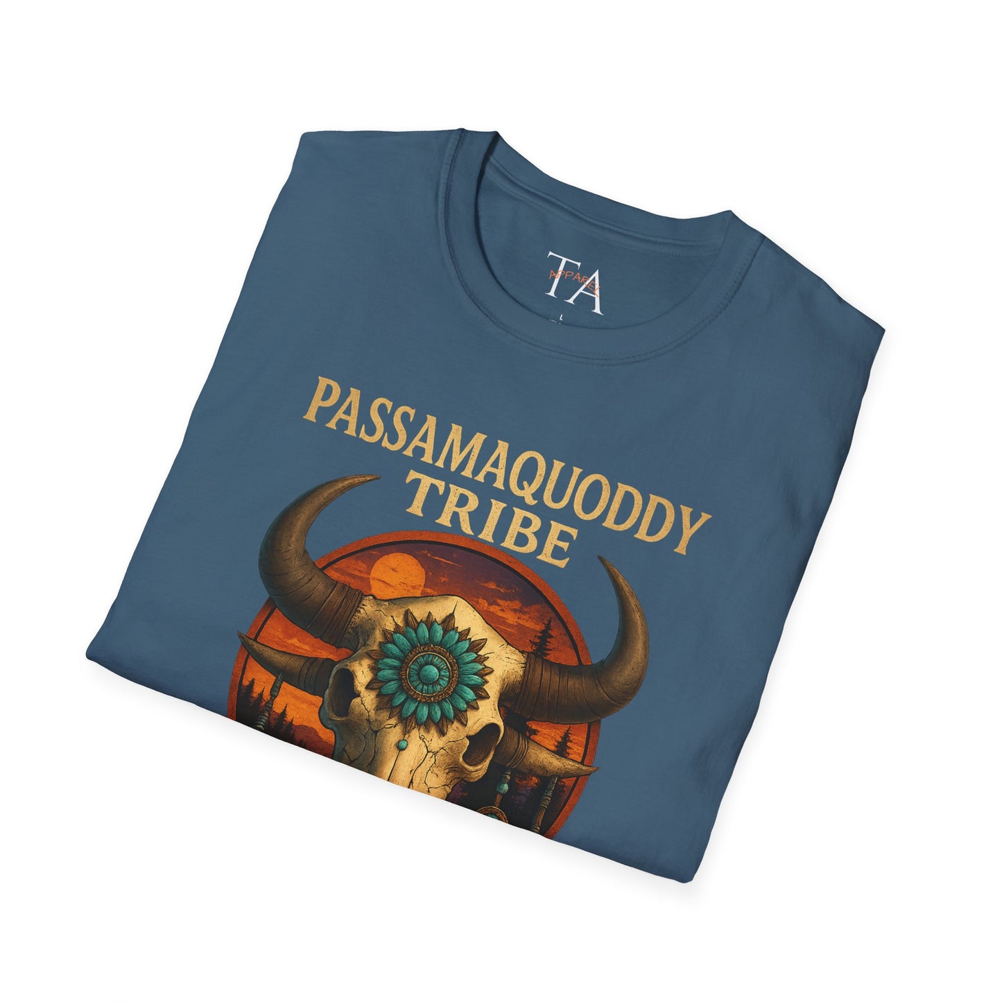Tribal Graphic T-Shirt - Passamaquoddy Tribe Design2, Gift for Adventurers