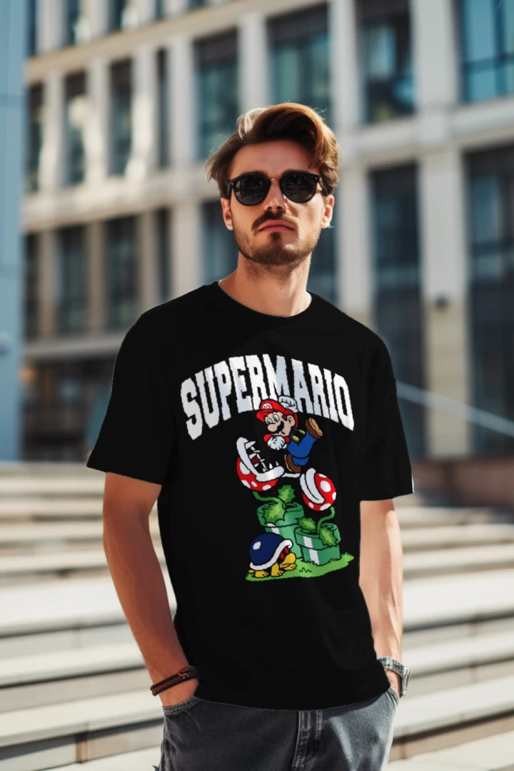 Super Mario Piranha Plant Graphic T-Shirt