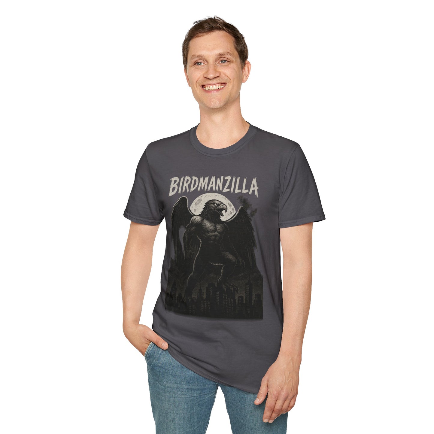 Birdmanzilla Graphic Tee - Unisex T-Shirt, Casual Wear, Unique Gift, Men's Fashion