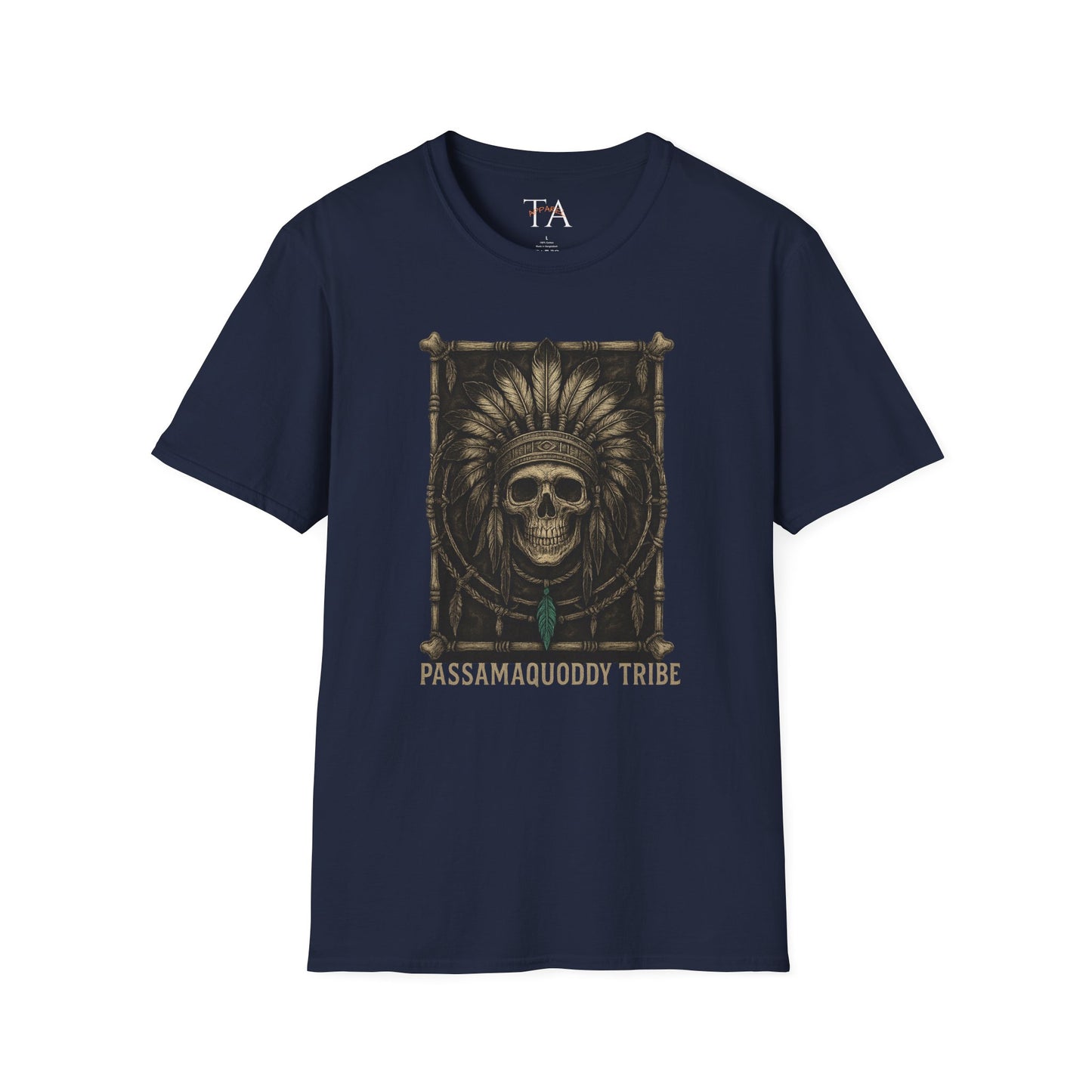 Tribal Graphic T-Shirt - Passamaquoddy Tribe Design8, Gift for Adventurers