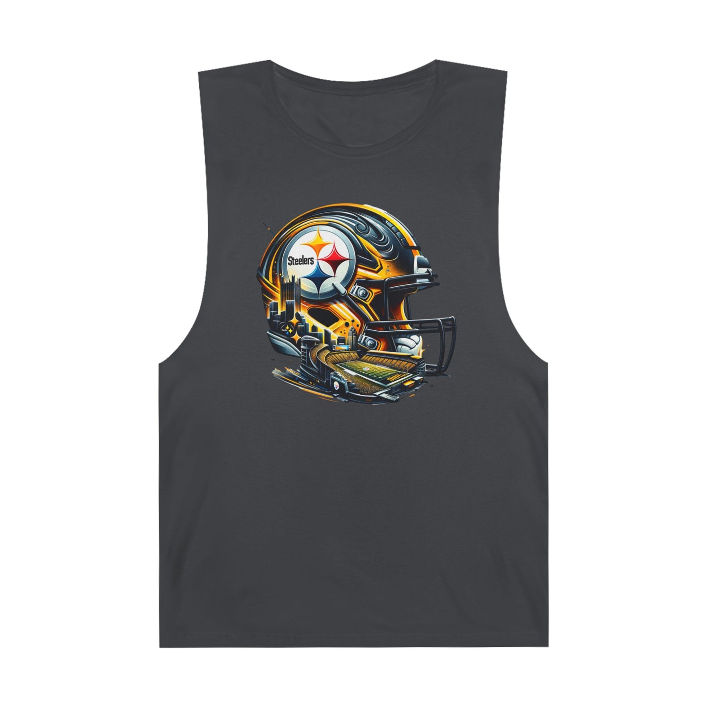 Football Unisex Sports Tank Top with Helmet Design, Casual Gym Wear, Game Day Outfit, Fitness Apparel, Athletic Gift