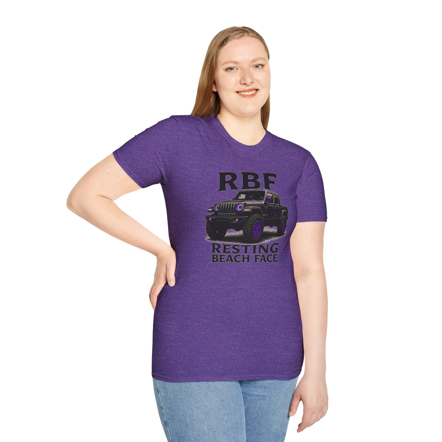 Resting Beach Face T-Shirt | Unisex Tee for Beach Lovers
