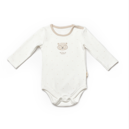Honey and Hive - Teddy Ecru Long Sleeve Organic