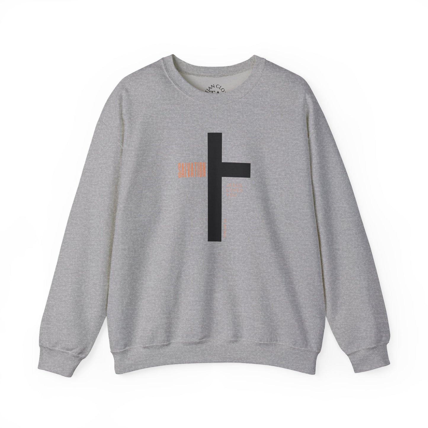 Faith Inspired Salvation Cross Sweatshirt