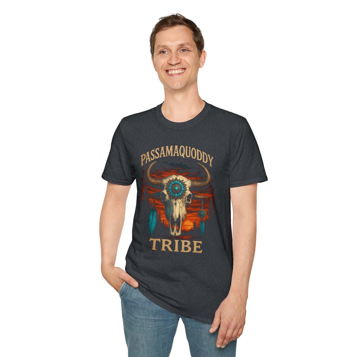 Tribal Graphic T-Shirt - Passamaquoddy Tribe Design3, Gift for Adventurers