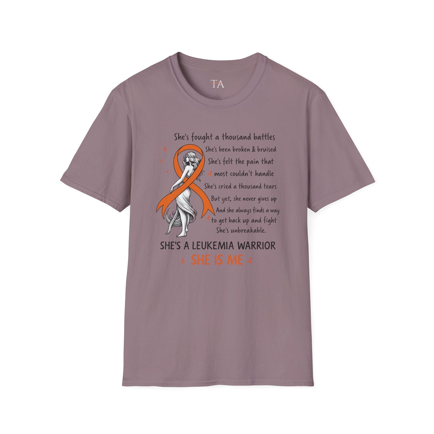 Leukemia Warrior T-Shirt - Unisex Softstyle Support Apparel
