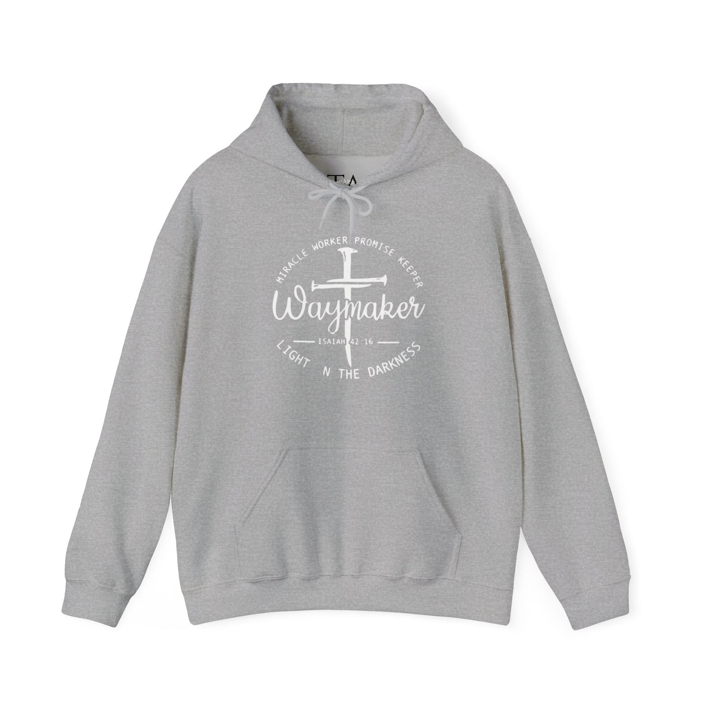 Faith Inspired Waymaker Hoodie - Cozy Sweatshirt for Faith Lovers and Celebrations