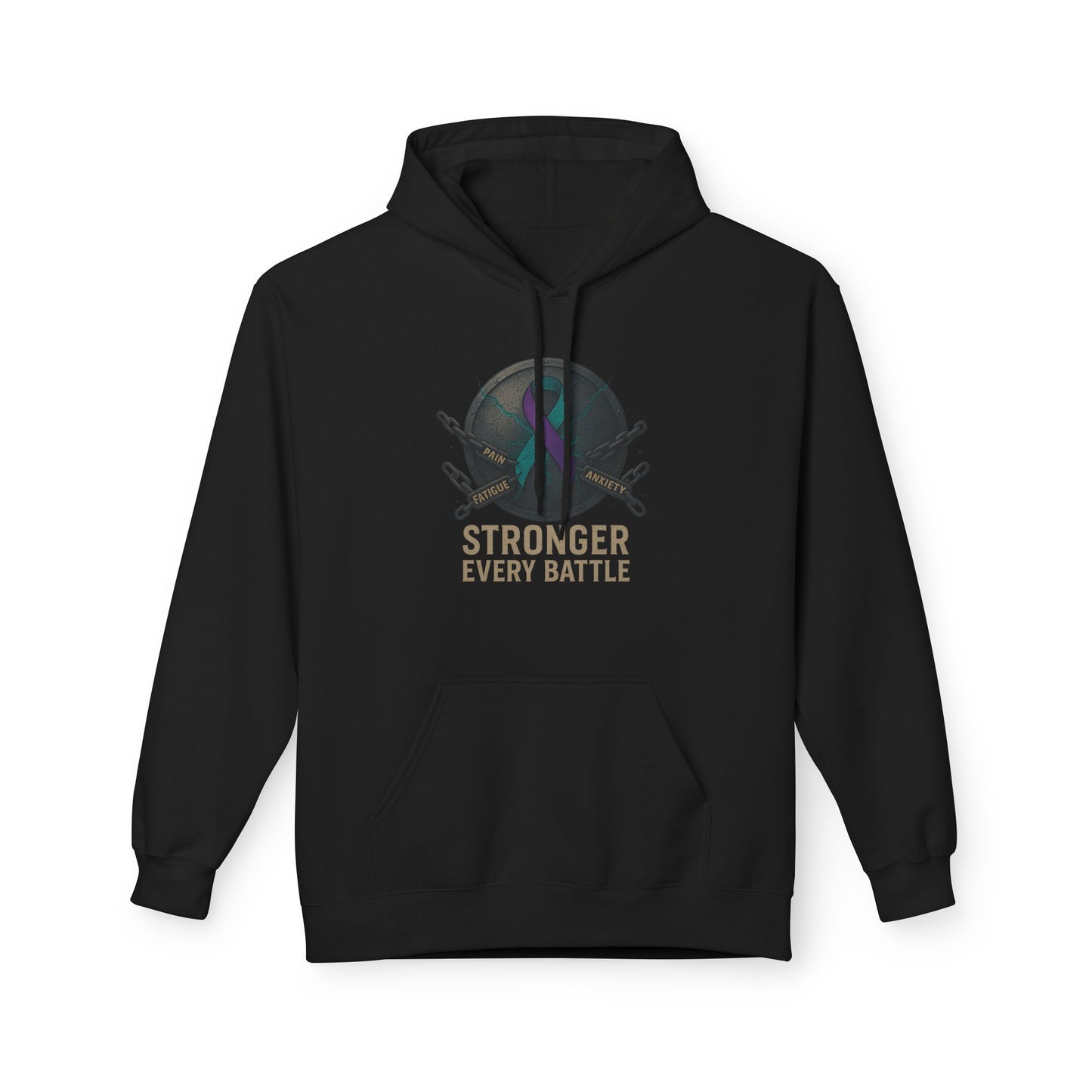 Fragile X Empowering Strength Hoodie - Unisex Midweight Softstyle Fleece, Casual Wear, Motivational Gift, Workout Fashion, Everyday Comfort