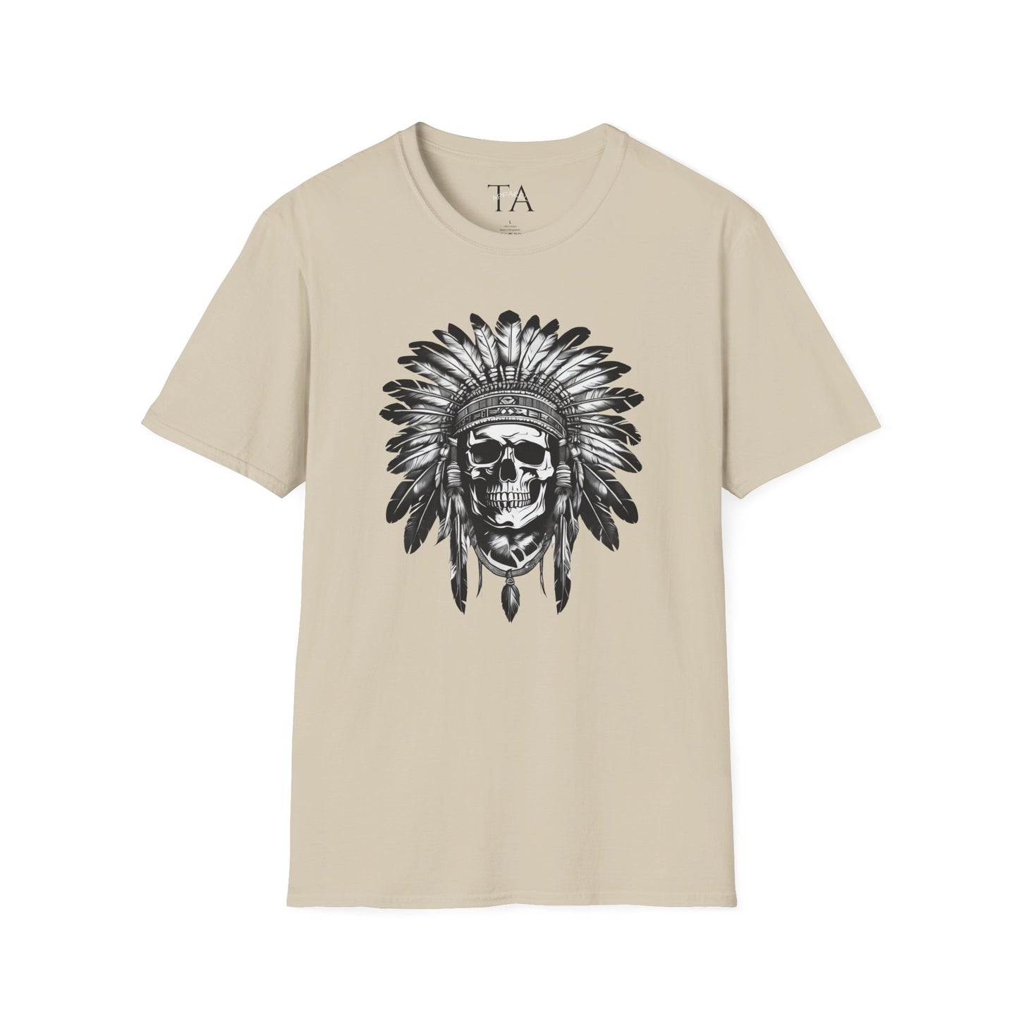 Native American Skull Graphic Unisex T-Shirt