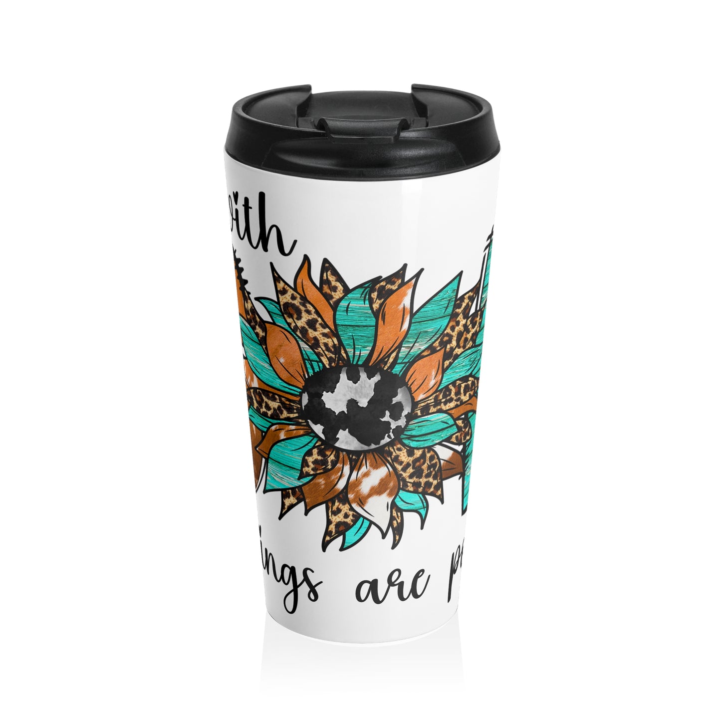 Travel Mug with Inspirational Designs