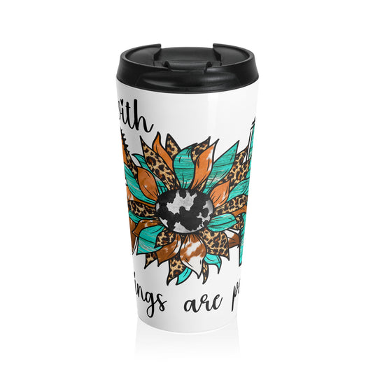 Travel Mug with Inspirational Designs