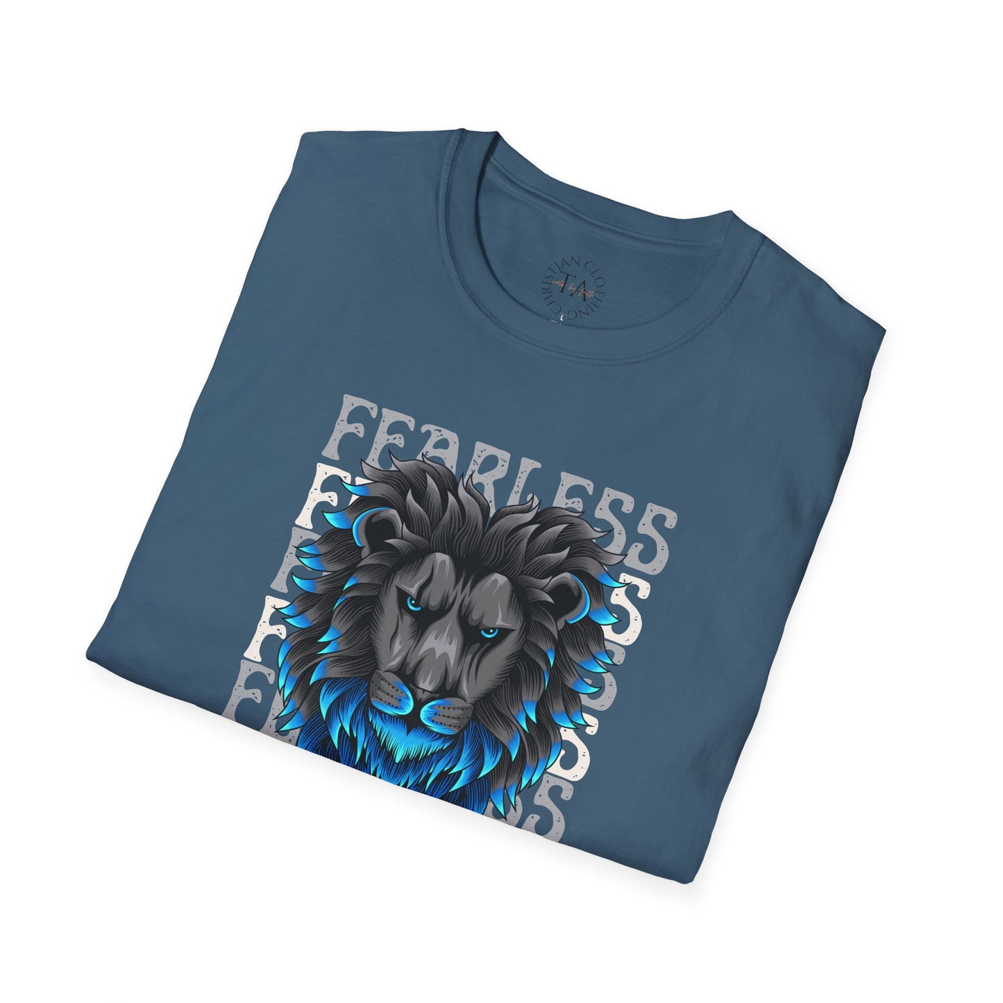 Fearless Lion Volleyball T-Shirt | Unisex Softstyle Tee