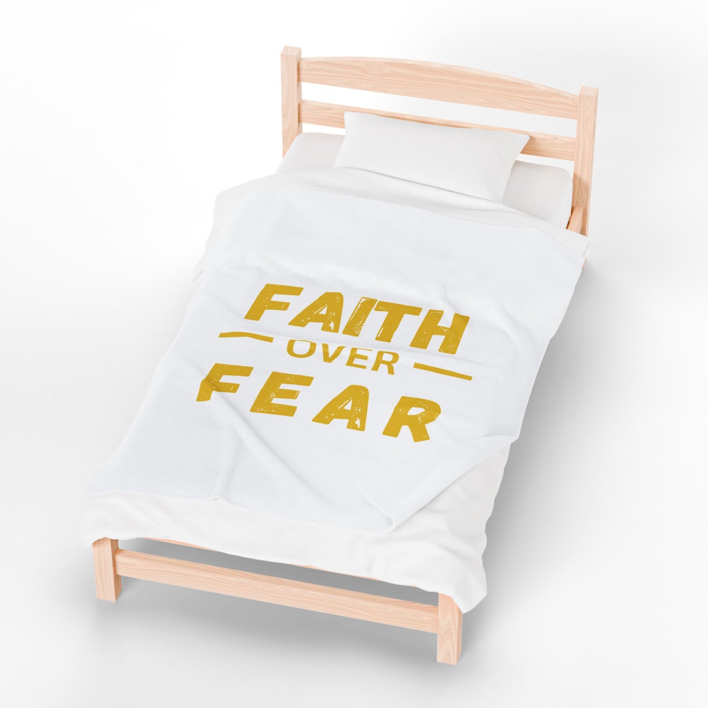 Faith Inspired Faith Over Fear Cozy Velveteen Plush Blanket with Motivational Quote - Perfect for Home Decor, Gifts, and Comfort, Faith over Fear, Inspirational [...]