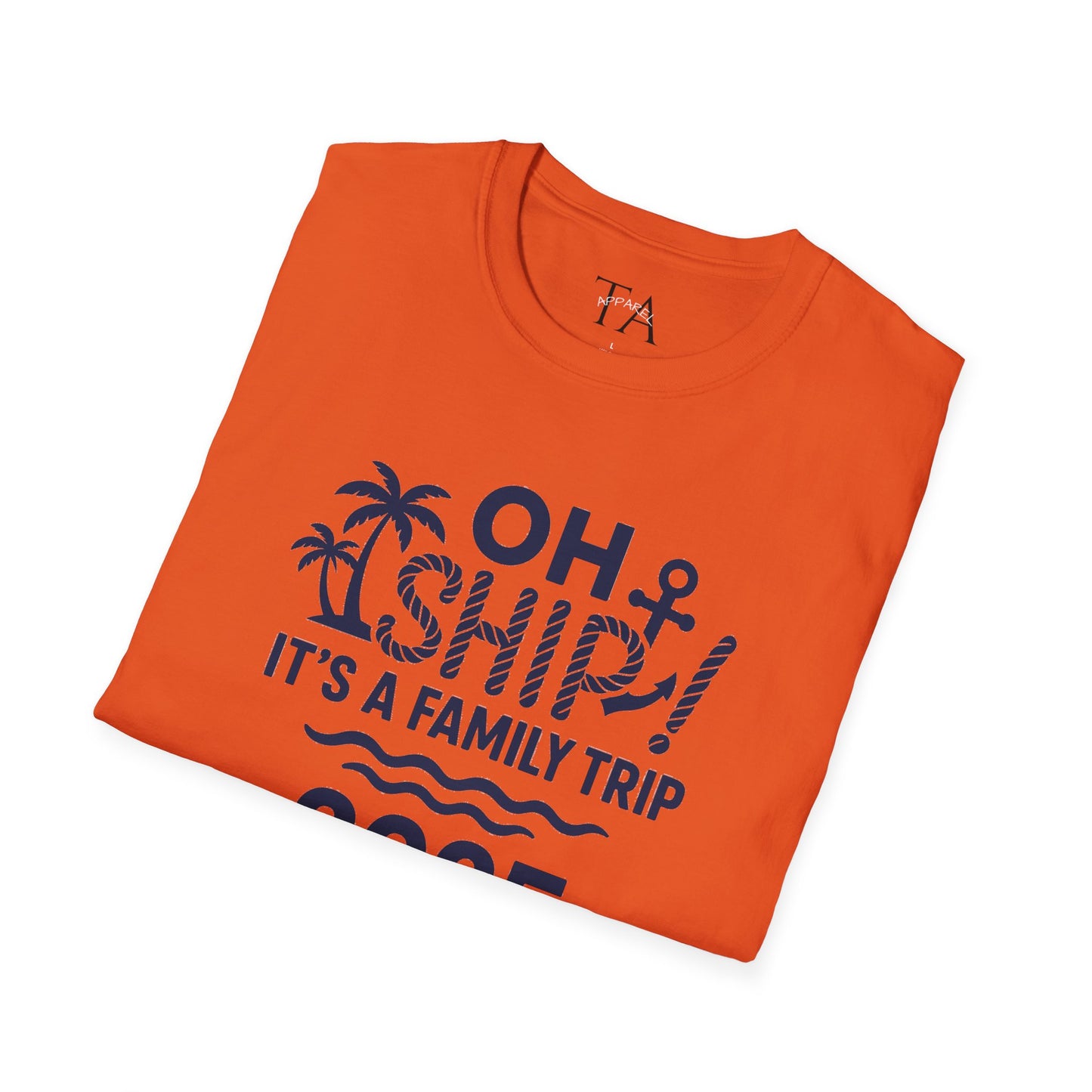 Family Cruise Vacation T-Shirt - Oh Ship, It's A Family Trip