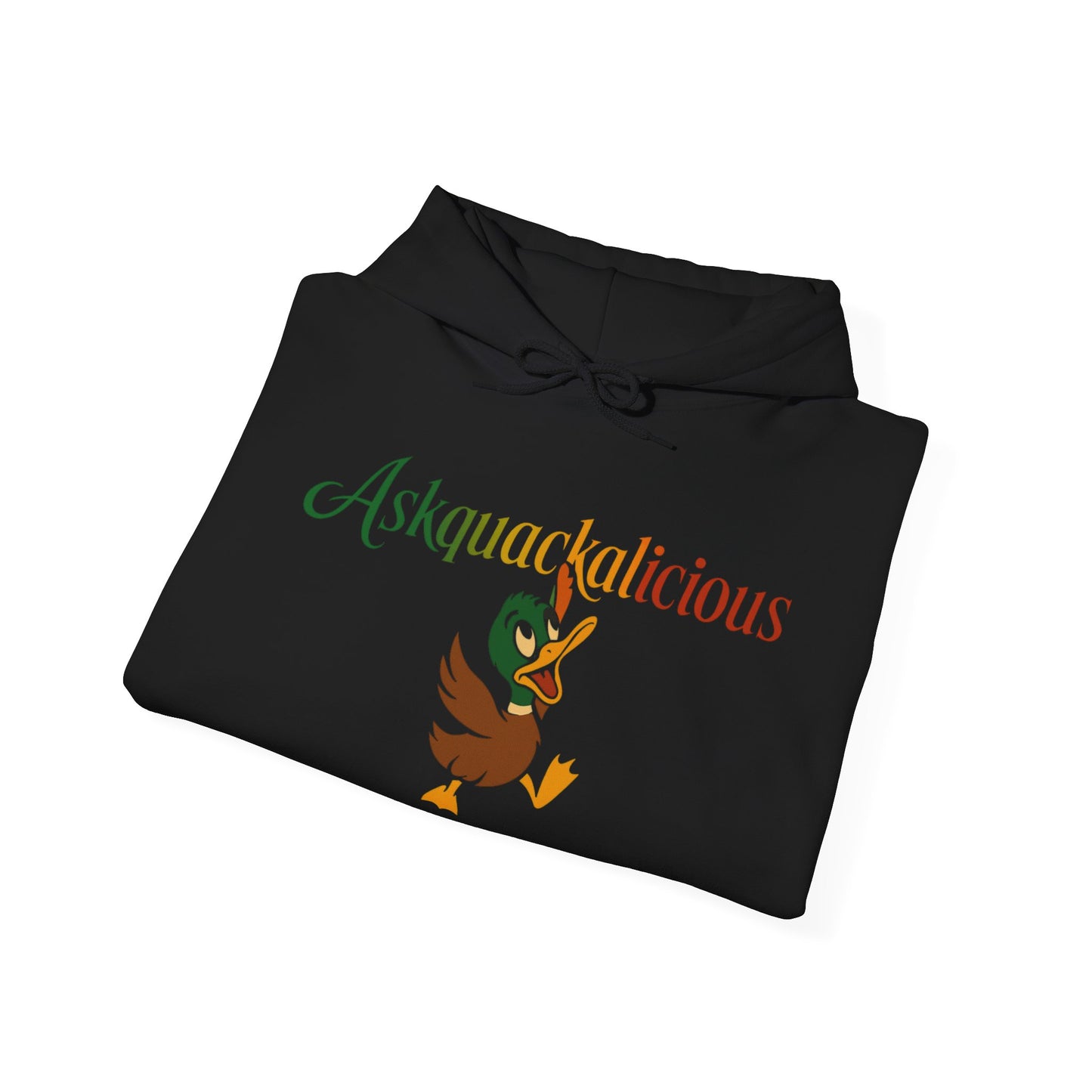 Askquack Quirky Duck Hoodie - Cozy Unisex Sweatshirt for Nature Lovers