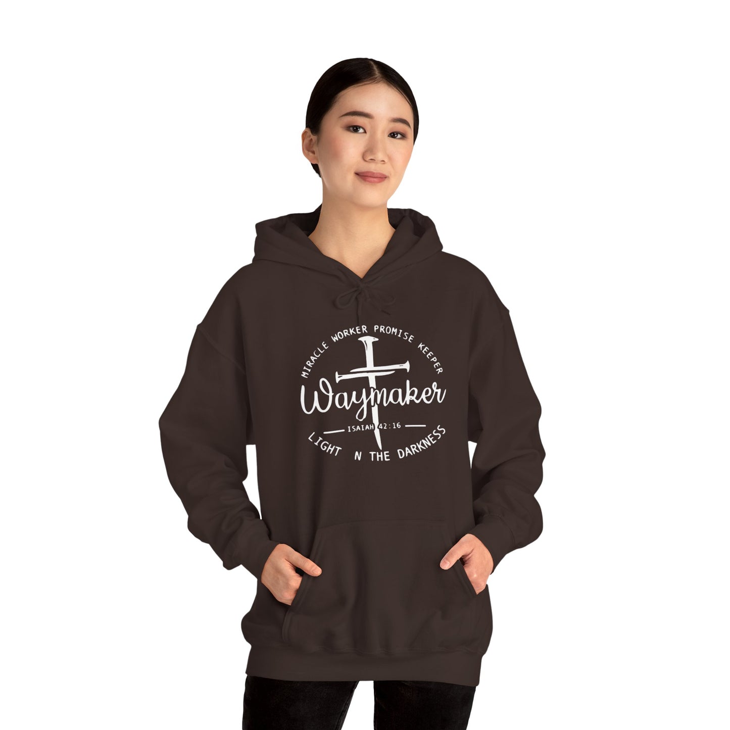 Faith Inspired Waymaker Hoodie - Cozy Sweatshirt for Faith Lovers and Celebrations