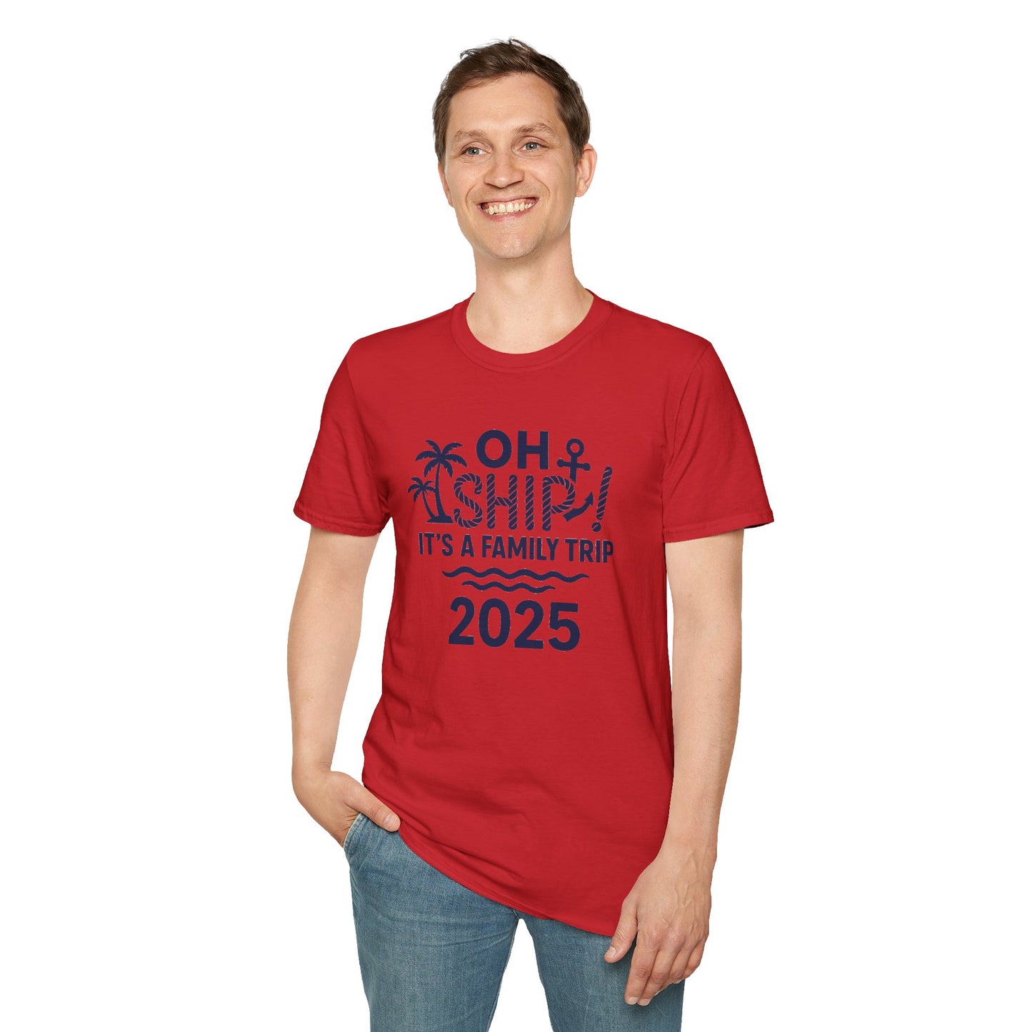 Family Cruise Vacation T-Shirt - Oh Ship, It's A Family Trip