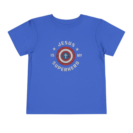 Jesus is My Superhero Christian Faith Easter Gift Tee - Toddler T-Shirt