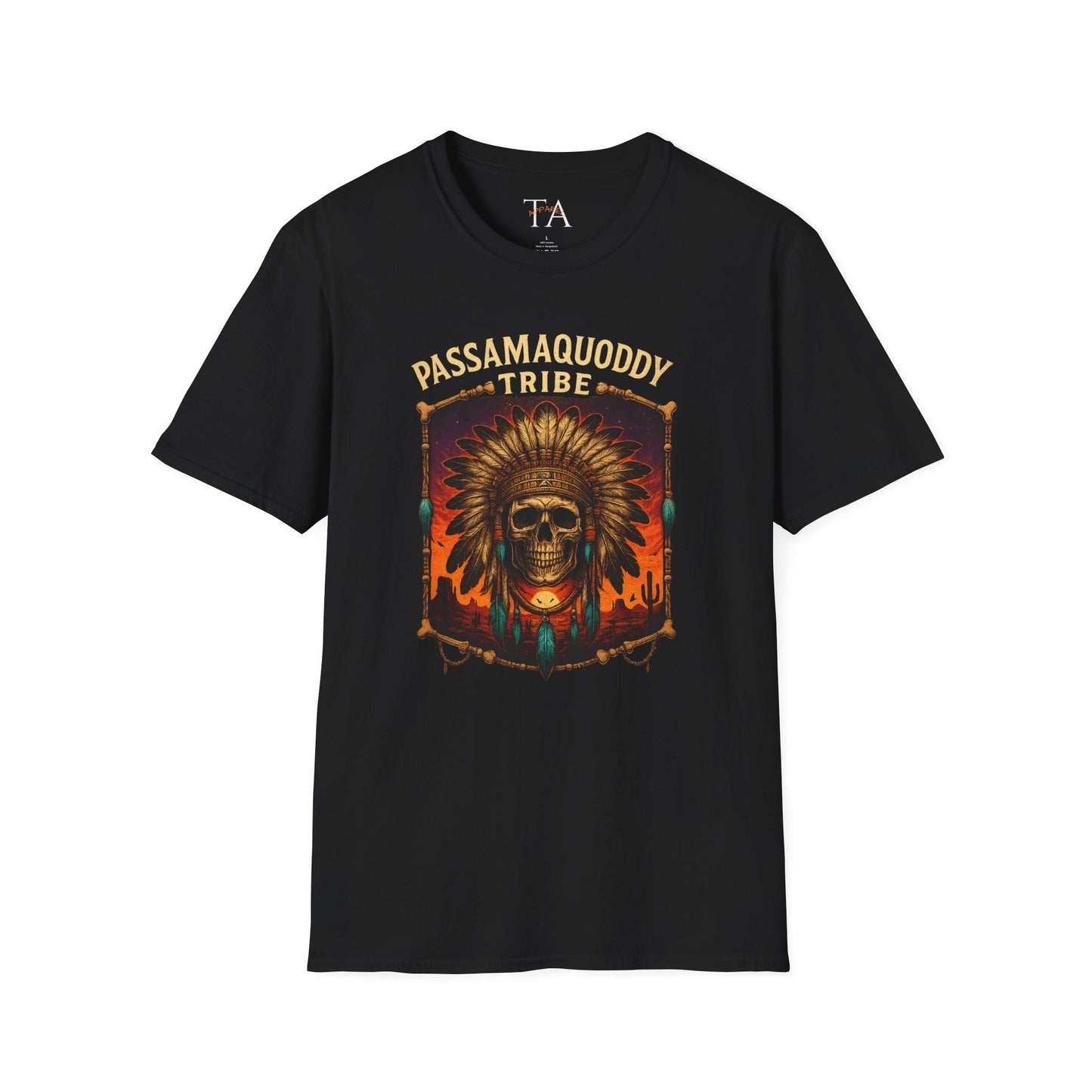 Tribal Graphic T-Shirt - Passamaquoddy Tribe Design4, Gift for Adventurers