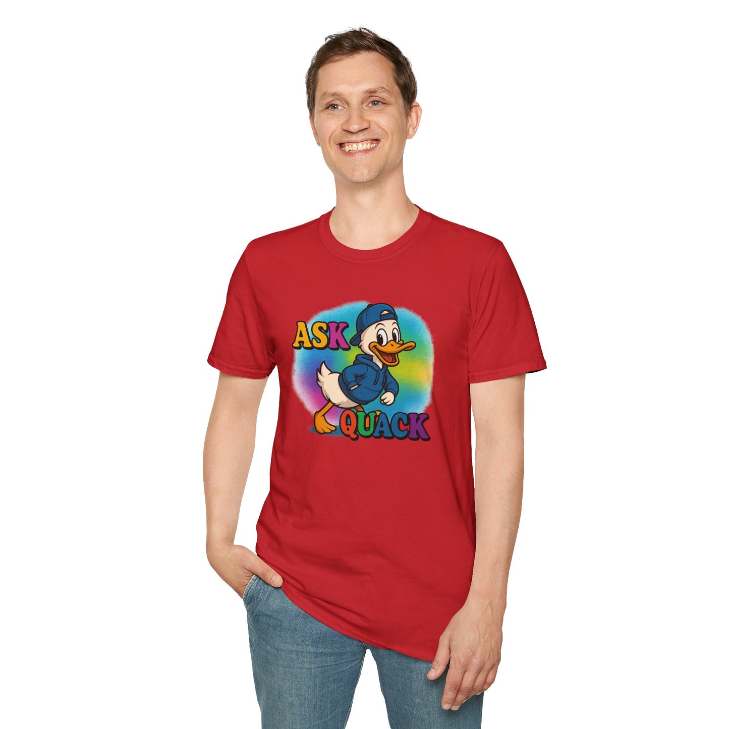 Ask Quack Quirky Duck Humor T-Shirt
