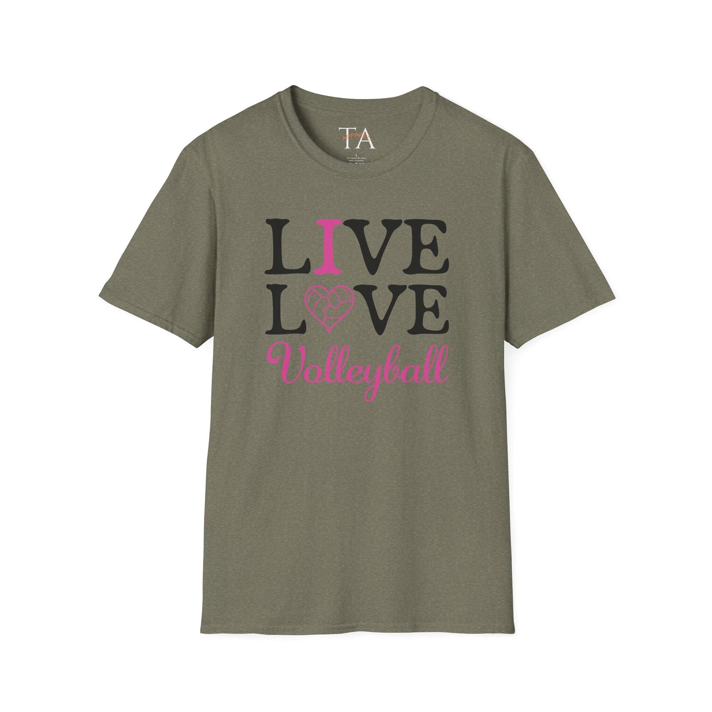 Volleyball T-Shirt - I love Volleyball design