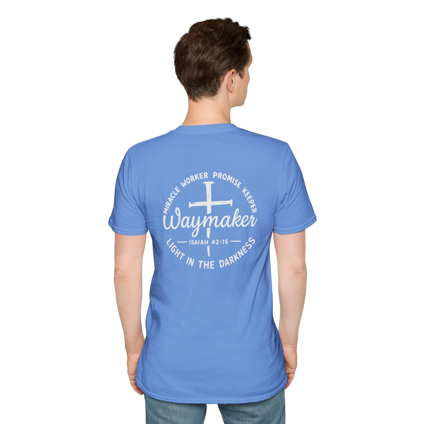 Faith Inspired Waymaker Registered Nurse Unisex Softstyle T-Shirt