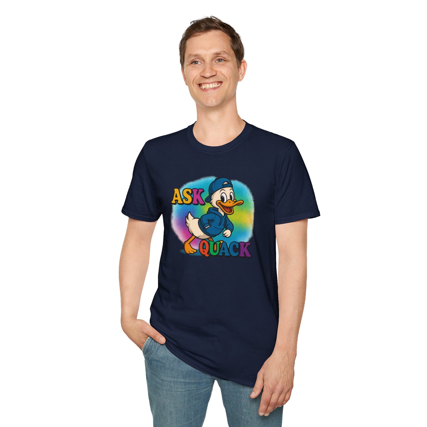 Ask Quack Quirky Duck Humor T-Shirt