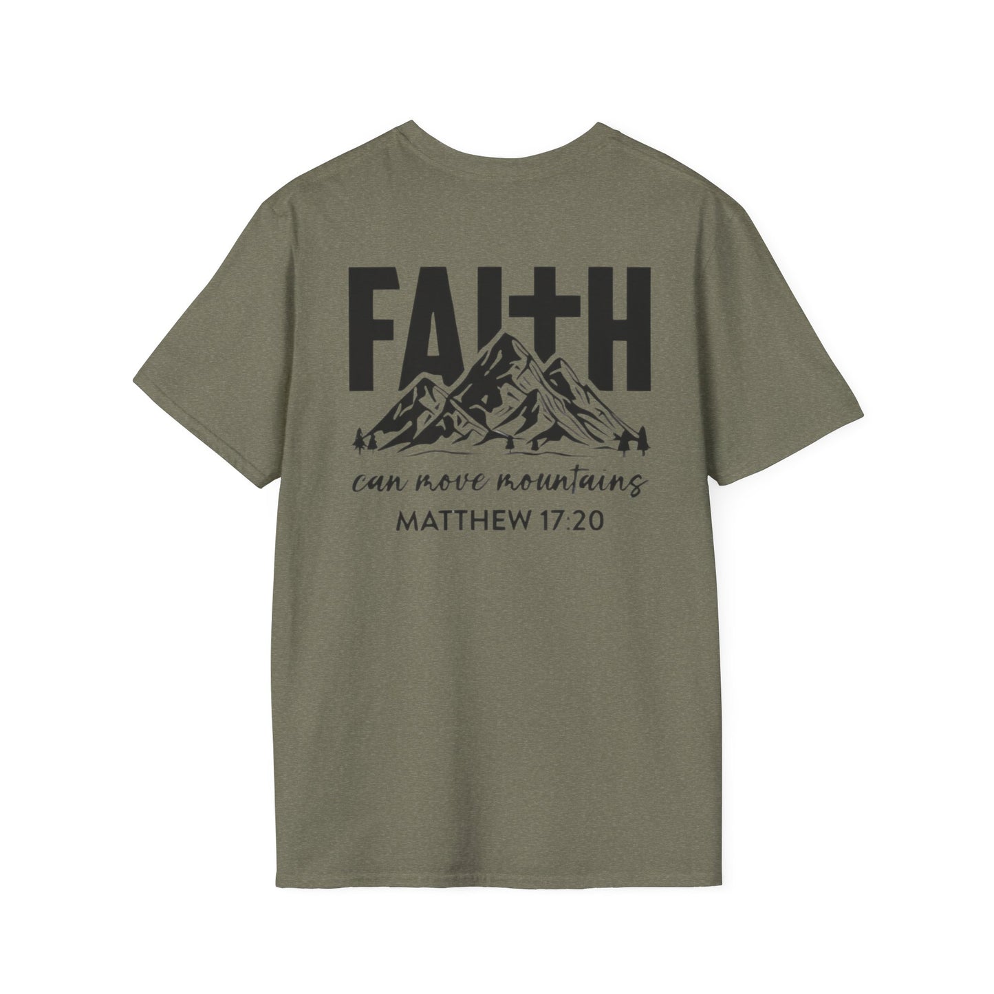 Faith-Inspired Unisex T-Shirt - Motivational Tee - Faith Can Move Mountains