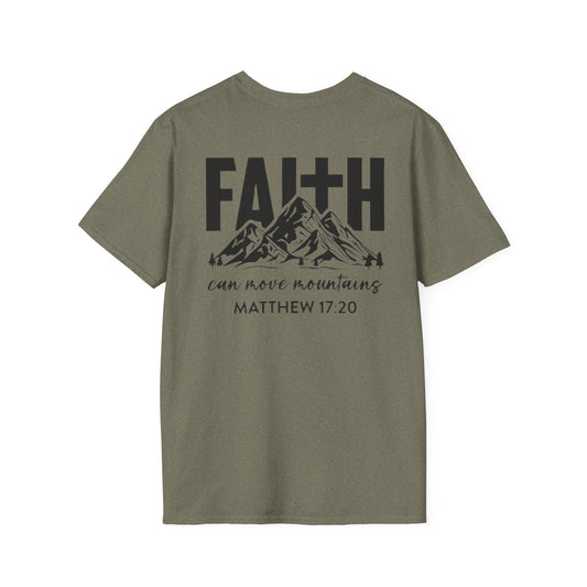 Faith-Inspired Unisex T-Shirt - Motivational Tee - Faith Can Move Mountains