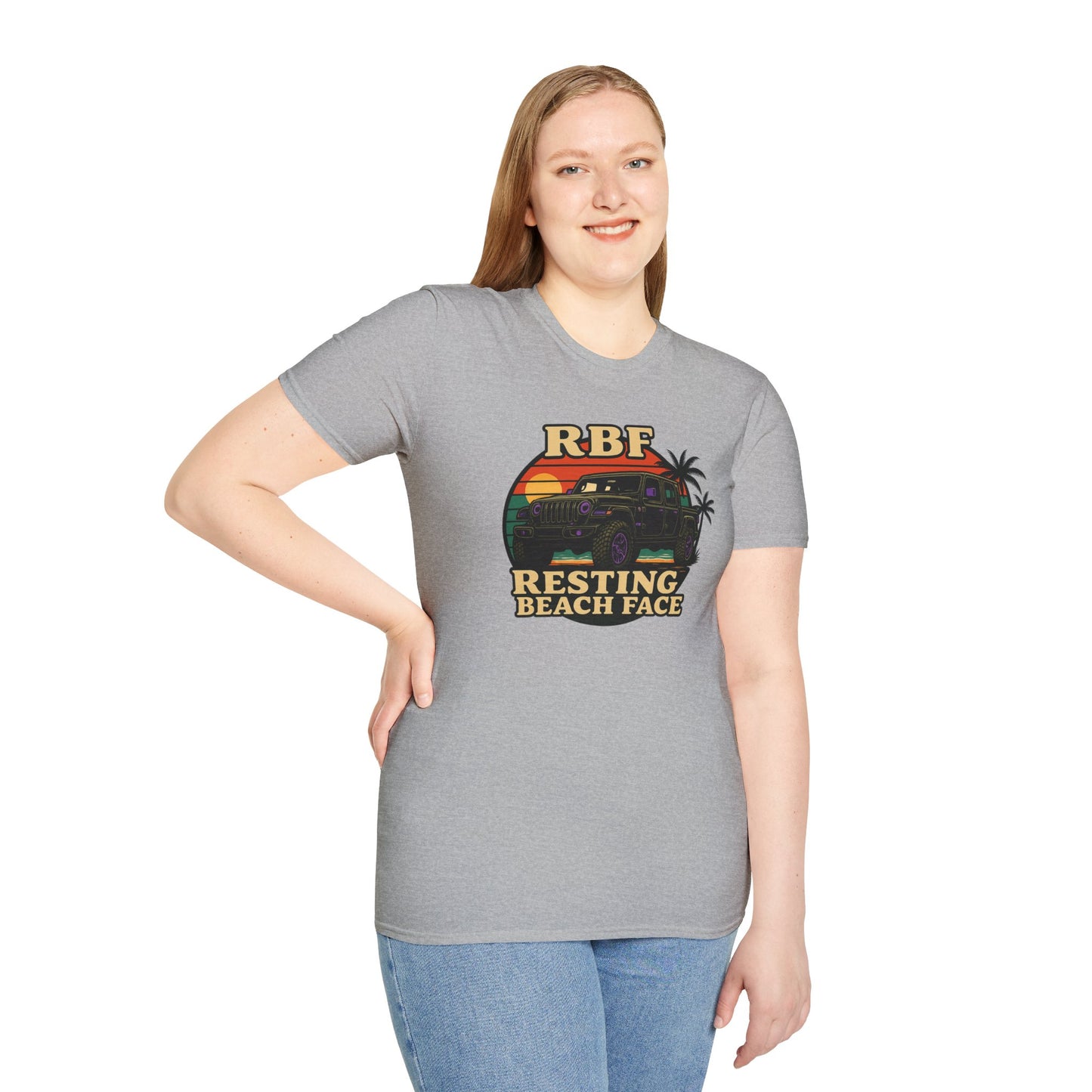 Resting Beach Face T-Shirt | Resting Beach Face | Summer Casual Wear, Vacation Tee, Beach Lover Gift, Relaxed Style, Unisex Apparel