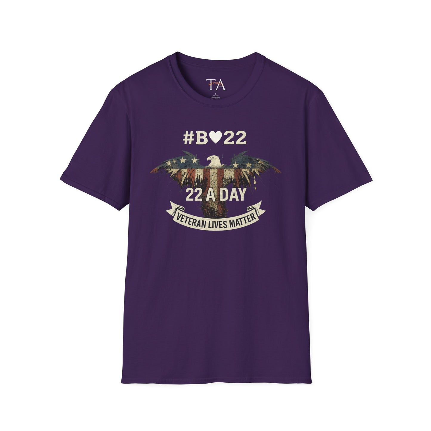 #B🤍22 Veteran Lives Matter T-Shirt