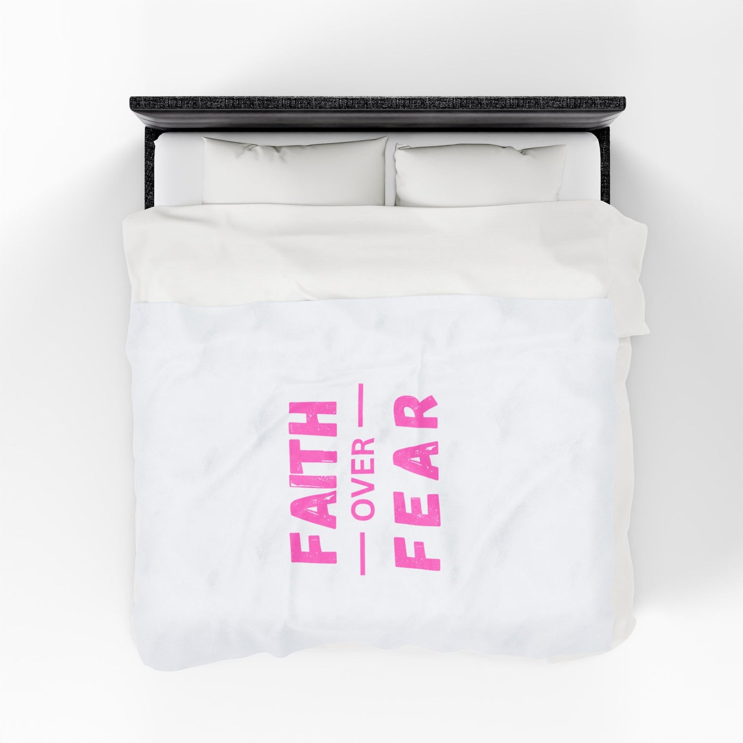 Faith Inspired Faith Over Fear Cozy Velveteen Plush Blanket with Motivational Quote - Perfect for Home Decor, Gifts, and Comfort, Faith over Fear, Inspirational [...]