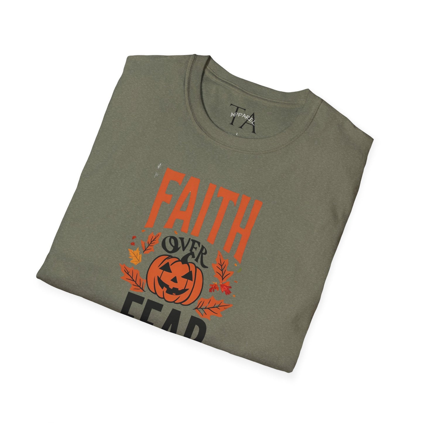 Faith Inspired Halloween T-Shirt "Faith Over Fear"