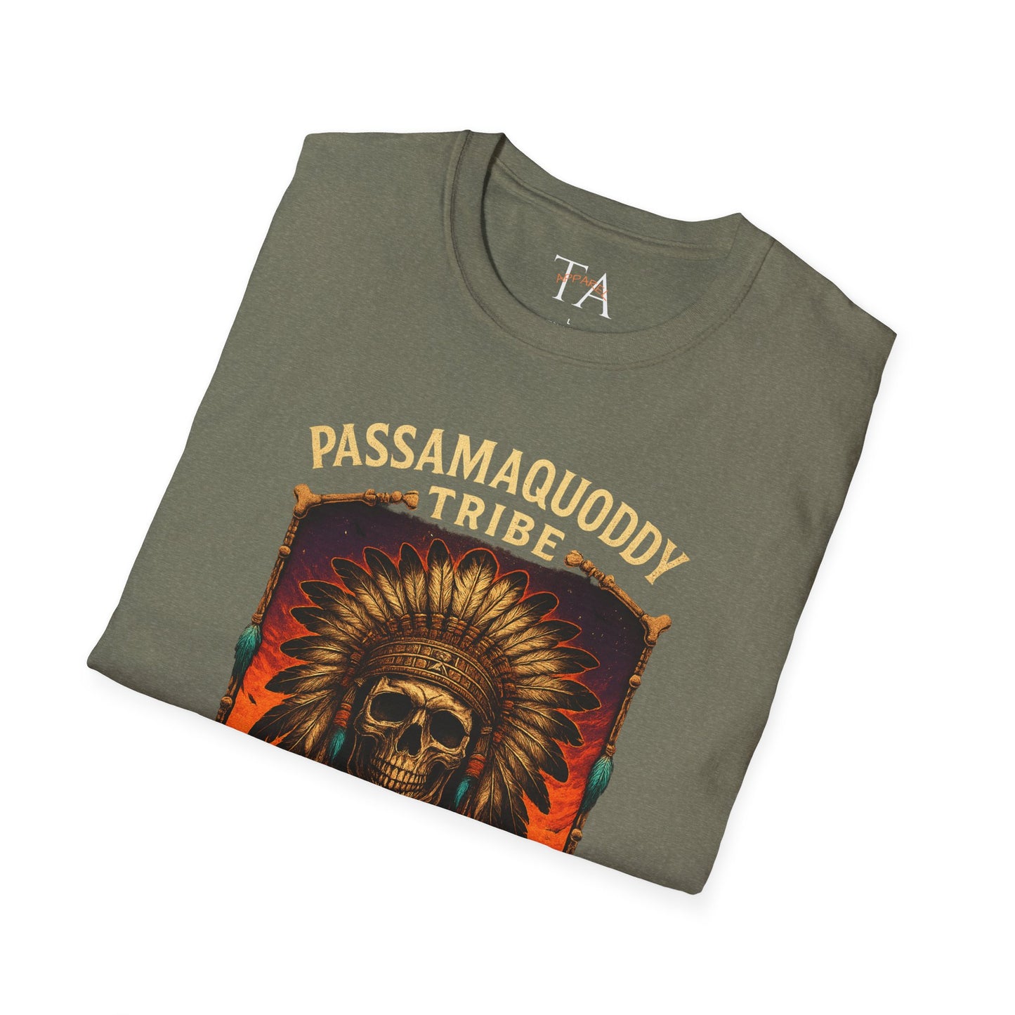 Tribal Graphic T-Shirt - Passamaquoddy Tribe Design4, Gift for Adventurers
