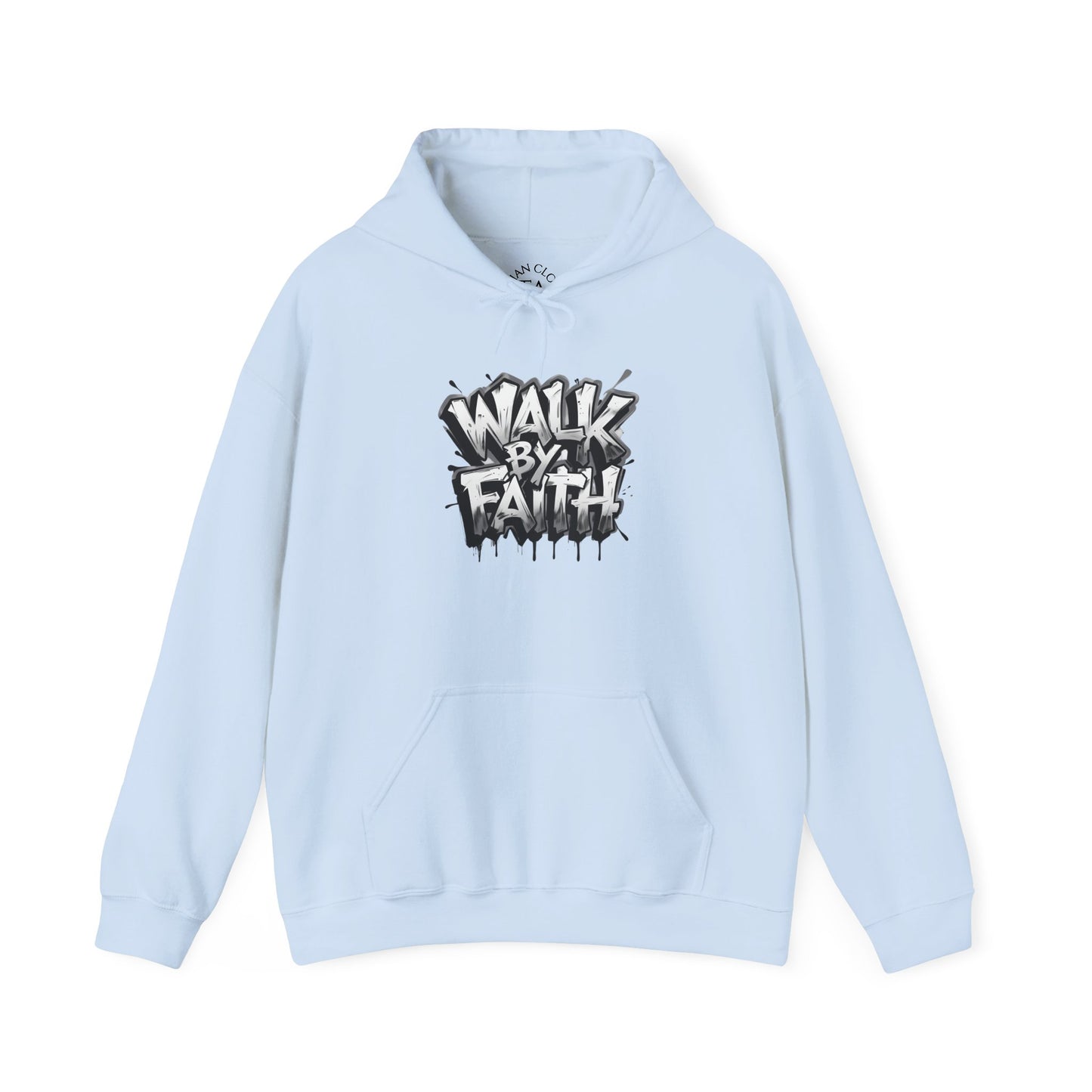 Faith Inspired Unisex Hoodie - 'Walk by Faith' Design