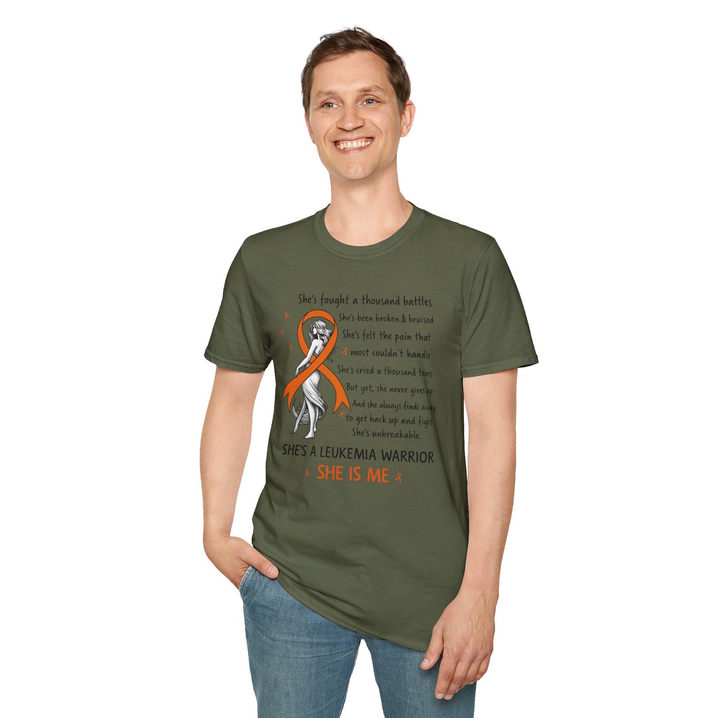 Leukemia Warrior T-Shirt - Unisex Softstyle Support Apparel